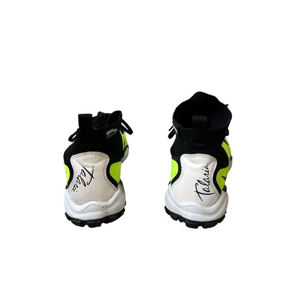 NikeLab Zoom Talaria Flyknit Mid in \'OG Neon\' Yellow-Green & Black main image 7
